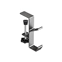 NHCDFA Headphone Stand, Headphones Stand Desk Dual-Hook Hanger Universal Adjustable Underdesk Organizer Hook for Desk Office