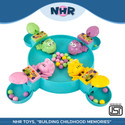 NHR 4 Players Classic Hungry Frogs Eating Beans Games Toy for Kids- Board Game Board Game Accessories