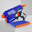 NHR Blaze Storm Manual Soft Bullet Gun Toy with 10 Safe Soft Foam Bullets Fun Target Shooting Battle Fight Game for Kids (Multicolor)