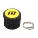 NIBBI Foam Air Filter,Universal Motorcycle 45mm Replacement High Performance Air Filter Intake Cleaner For Go Kart Moped Pit Dirt Bike Parts Motorbike
