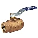 Nibco Manual 2-Way Ball Valve,NPT,Bronze T58570 2-1 Each
