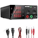 NICE-POWER DC Power Supply Variable, 0-15V 0-60A 900W High Power Bench Power Supply with Encoder Knob &amp; Output Switch, Benchtop Adjustable Switching Regulated Power Supplies for Repair/Test(Black)
