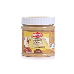 nice quality roasted peanut buttermango chia full of protein peanut butter for breakfasttravelfitnessworkout person340 gm 5