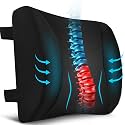 Niceeday Lumbar Support Pillow for Office Chair Car, Gaming Chair Lower Back Pain Relief Memory Foam Cushion with 3D Mesh Cover Ergonomic Orthopedic Back Rest Lower Back Support