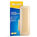 Niceful Ultra Soft Silicone Foam Dressing 4"x12", 3 PCS, for Knee Surgery