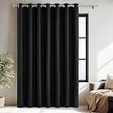 NICETOWN 100% Black Out Curtain for Patio Sliding Door, W100 x L96 in