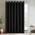 NICETOWN 100% Black Out Curtain for Patio Sliding Door, W100 x L84 in