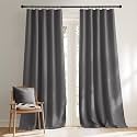 NICETOWN Bedroom Blackout Curtain Panels - (Gray Color) 52 x 108 Inch, 2 PCs, Insulating Energy Saving Solid Rod Pocket Blackout Drapes for Hall, Villa