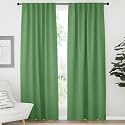 NICETOWN Bedroom Blackout Draperies and Window Treatment- (Forest Green Color) 52 Width X 72 Length, 2 Panels Set, Solid Blackout Curtain Panels