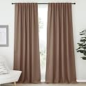 NICETOWN Blackout Curtain Panel for Living Room - (Cappuccino Color) 70 inches Wide by 108 inches Long, 2 Panels Set, Insulated Room Darkening Window Drapes