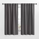 NICETOWN Blackout Curtain Panels for Living Room - (Grey Color) 42x63 Inch, 2 Panels Set, Thermal Insulated Room Darkening Blackout Drapes/Draperies with Rod Pocket &amp; Back Tab for Window
