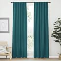 NICETOWN Blackout Curtain Panels Window Draperies - (Sea Teal Color) 42-Inch Wide x84-Inch Long, 2 Pieces, Home Decoration Light &amp; Noise Reducing Window Covering Room Darkening Drapes for Bedroom