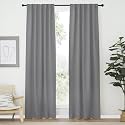 NICETOWN Blackout Curtain Panels Window Draperies - (Silver Grey Color) 34-Inch Wide x72-Inch Long, 2 Pieces, Home Decoration Light &amp; Noise Reducing Window Covering Room Darkening Drapes for Bedroom