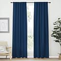 NICETOWN Blackout Curtain Panels Window Draperies - (Moroccan Blue Color) 34-Inch Wide x72-Inch Long, 2 Pieces, Home Decoration Light &amp; Noise Reducing Window Covering Room Darkening Drapes for Bedroom