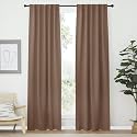 NICETOWN Blackout Curtain Panels Window Draperies - (Cappuccino Color) 34-Inch Wide x72-Inch Long, 2 Pieces, Home Decoration Light &amp; Noise Reducing Window Covering Room Darkening Drapes for Bedroom