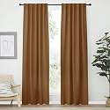 NICETOWN Blackout Curtain Panels Window Draperies - (Gold Brown Color) 42-Inch Wide x84-Inch Long, 2 Pieces, Home Decoration Light &amp; Noise Reducing Window Covering Room Darkening Drapes for Bedroom