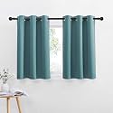 NICETOWN Blackout Curtains Elegant Home Grommet for Kitchen Bathroom