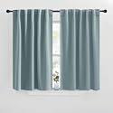 NICETOWN Blackout Window Curtains for Camper - (Stormy Sea Color) 42x40 Inch, 2 Panels Set, Thermal Insulated Room Darkening Blackout Drapes/Draperies with Rod Pocket &amp; Back Tab for Loft