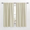 NICETOWN Blackout Window Curtains for Living Room - (Beige Color) 34x48 Inch, 2 Panels Set, Thermal Insulated Room Darkening Blackout Drapes/Draperies with Rod Pocket &amp; Back Tab for Loft