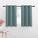 NICETOWN Farmhouse Blackout Curtains for RV Kitchen Basement Bathroom