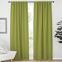 NICETOWN Green Curtains Blackout Drape Panels - (Grass Green Color) W52 x L84, Double Panels, Window Treatment Blackout Draperies for Window Decoration