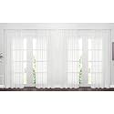 NICETOWN Ivory Sheer Curtains 84 inches Long 4 Panels Set, Elegant Airy Rod Pocket Vertical Drapes with Soft Fabric for Bedroom and Living Room, 60" W x 84" L, 4 Panels Set