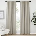 NICETOWN Living Room Room Darkening Curtains, Soft and Smooth Fabric Draperies and Panels, Privacy Energy Smart Curtains for Patio Door (Natural, 52" Wide x 84" Long, 2 PCs