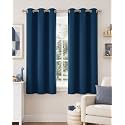 NICETOWN Morrocan Blue Blackout Curtains 68 inch Long, 2 Panels