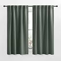 NICETOWN RV Curtains for Camper Windows - (Dark Mallard Color) 34x54 Inch, 2 Panels Set, Thermal Insulated Room Darkening Blackout Drapes/Draperies with Rod Pocket &amp; Back Tab for Half Window
