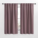 NICETOWN RV Curtains for Camper Windows - (Dry Rose Color) 34x54 Inch, 2 Panels Set, Thermal Insulated Room Darkening Blackout Drapes/Draperies with Rod Pocket &amp; Back Tab for Half Window