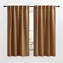 NICETOWN RV Curtains for Camper Windows - (Gold Brown Color) 42x50 Inch, 2 Panels Set, Thermal Insulated Room Darkening Blackout Drapes/Draperies with Rod Pocket &amp; Back Tab for Half Window