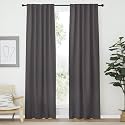 NICETOWN Short Curtain Blackout Panels Window Draperies - (Grey Color) 42-Inch Wide x70-Inch Long, 2 Pieces, Home Decoration Light &amp; Noise Reducing Window Covering Room Darkening Drapes for Play Room