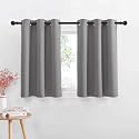 NICETOWN Small Curtain for Half Window Blackout for Bathroom Living Room