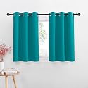 NICETOWN Small Curtains for Shelves RV Bathroom Kitchen, 42 W x 36 L