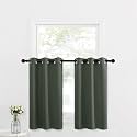 NICETOWN Valances and Tiers for Bathroom Kitchen Farmhouse for Christmas