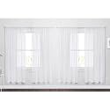 NICETOWN White Sheer Curtains 72 Inch Long, Light Filtering Tulle Voile Drapes with Airy Breathable Fabric for Living Room and Bedroom, 60" W x 72" L Inches, 4 Panels Set