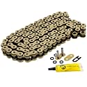 NICHE Gold 420 X-Ring Chain 106 Links with Connecting Master Link