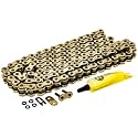 NICHE Gold 420 X-Ring Chain 116 Links with Connecting Master Link