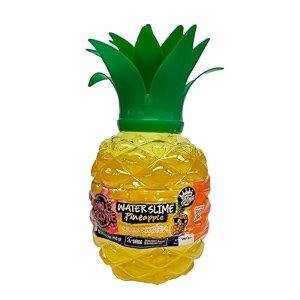 nichole jacklyne pineapple scented yellow water slime kids toy non-sticky sensory gift for boys and girls stress relief slime party favor birthday gift classroom fidget prize 15oz pineapple