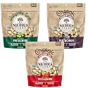 Nichols Farms InShell California Pistachios, Healthy Protein Snack, Flavored Bundle, 14oz (Pack of 3)