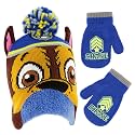 Nick Boys' Winter Hat and Mittens Set, Paw Patrol Chase Marshall Toddler Beanie for Ages 2-4