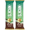 NICKS Protein Bars Mint Chocolate | 15g protein | 170 calories | Low Carb Keto Friendly Snacks No Added Sugar (50g) (Pack of 2)
