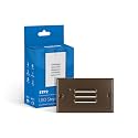 Nicor STP2 Horizontal Louvered Oil-Rubbed Bronze LED Step Light (STP2L120HOB)