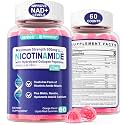Nicotinamide 500mg Gummies, Niacinamide Supplement + Collagen Peptides,60Ct