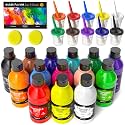 Nicpro 14 Color Large Washable Paint for Kid 8.45oz for Teacher Classroom