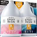 Nicpro 2 Gallon Crystal Clear Epoxy Resin, Not Yellowing Resin