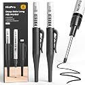 Nicpro 2PCS Long Nib Marker Pen, 30mm Fine Tip Black Paint Marker for Metal