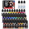 Nicpro 30 Colors Model Paint Set, 20ml Ready to Use Modeling Acrylic Paints