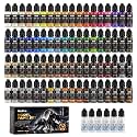 Nicpro 72 Colors Model Paint Set, 20ml Ready to Use Modeling Acrylic Paints
