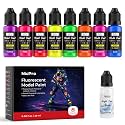 Nicpro 8 Colors Fluorescent Model Paint Set, 20ml Ready to Use